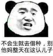 不会生就去借种，别他妈整天在这认儿子