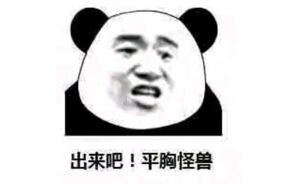 出来吧！平胸怪兽