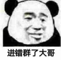 进错群了，大哥