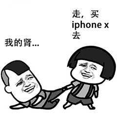 走，买iphone x去，我的肾