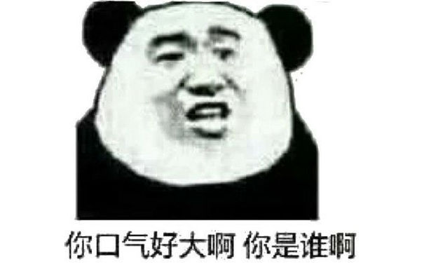 你口气好大啊，你是谁啊