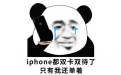 iphone都双卡双待了，只有我还单着