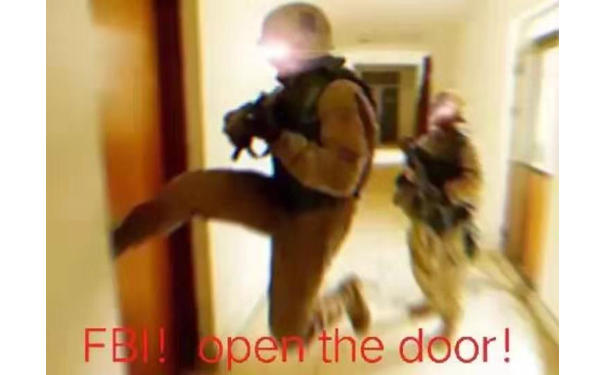 FBI ! the door