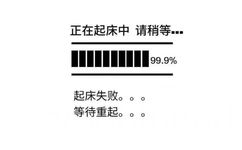 正在起床中请稍等99.9%起床失败。。等待重起。。