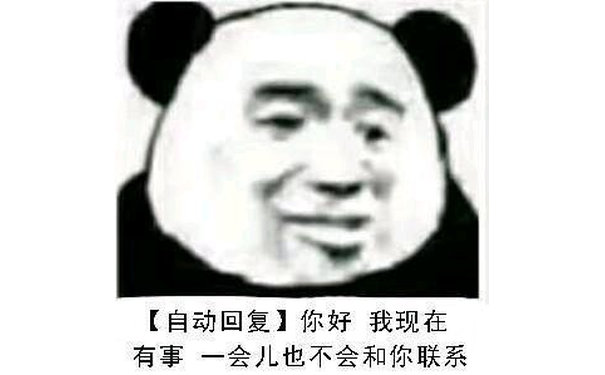 【自动回复】你好我现在有事一会儿也不会和你联系