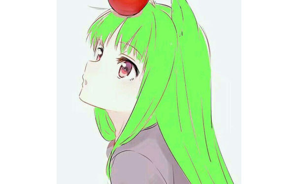 绿色头发动漫女生头像 ​ - 生活要想过得去，头上还需来点绿！绿色头发女生头像 ​