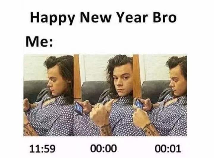 Happy New Year Bro Me :11:5900:0000:01 - 跨年时的我