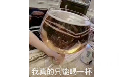 我真的只能喝一杯