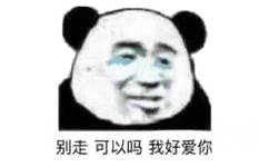 别走可以吗我好爱你