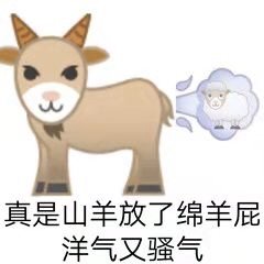 真是山羊放了绵羊屁洋气又骚气