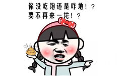 你没吃饱还是咋地？要不再来一坨？ - 打你是帮你整容（撕逼表情包）