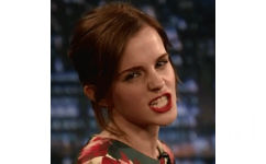 Emma Watson做鬼脸动图