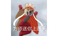 为师送你上西天 - 柴犬西游记表情包