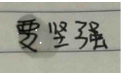 要坚强(手写文字表情包)