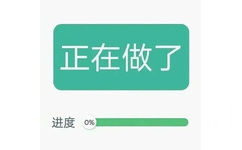 正在做了进度0%