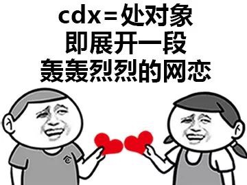 cdx=处对象，即展开一段轰轰烈烈的网恋 - 学会了05后的表达方式！ ​