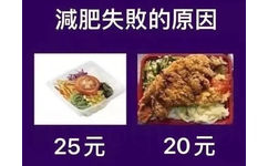 減肥失敗的原因25元20元