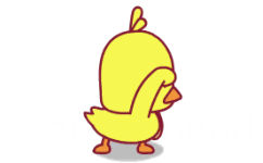 魔性小黄鸭跳舞蹦迪 GIF 动图 - 最近抖音很火的魔性小黄鸭表情包