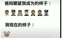 于016爸妈期望我成为的样子:我现在的样子:60 - 小丑表情包 | 小丑竟是我自己 ​