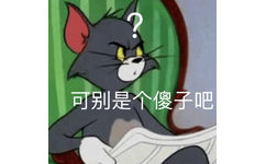 可别是个傻子吧 - 猫和老鼠汤姆猫表情包系列