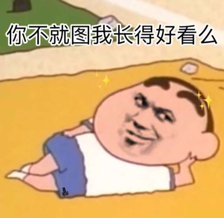 你不就图我长得好看么