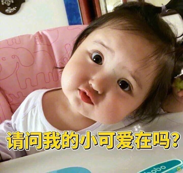 请问我的小可爱在吗?(小刚几表情包 ​)