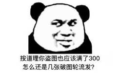 道理你盗图也该满了300，怎么还是几张破图轮流发?