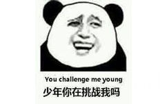 少年你在挑战我吗？（you challenge me young） - 听说你老婆怀孕了（xi dang die），是我干的哇哈哈（good hentai） 熊猫金馆长中英文对照