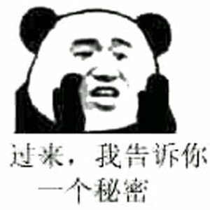 过来，我告诉你一个秘密（熊猫人）