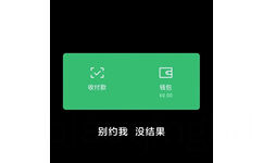 收付款钱包￥0.00别约我没结果(朋友圈背景图)