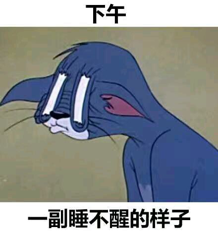 下午，一副睡不醒的样子 - 是我，是我，是我