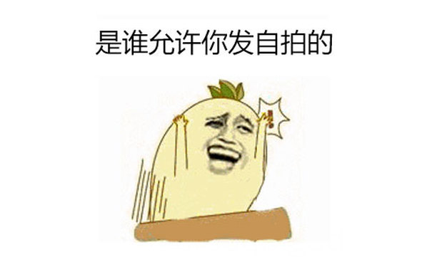 是谁允许你发自拍的 - 你再这么和我说话，我就发自拍了！！