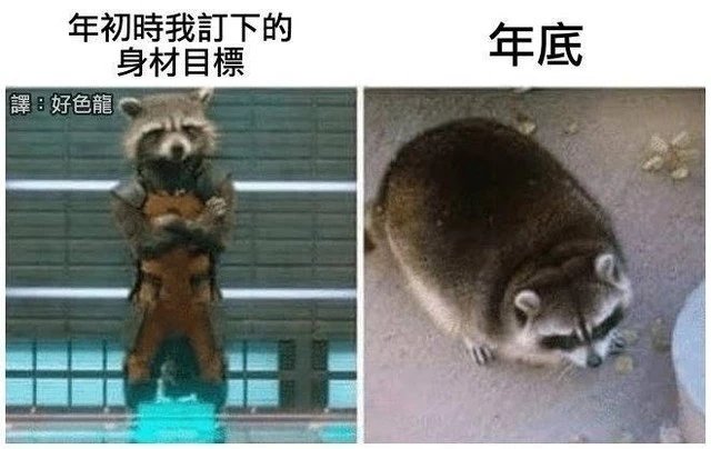 年初时我订下的身材目标 vs 年底的我