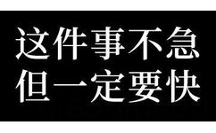 这件事不急但一定要快 - 你先别急表情包 ​