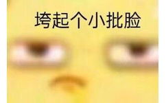 垮起个小批脸