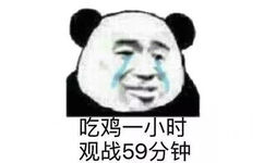 吃鸡一小时，观战59分钟