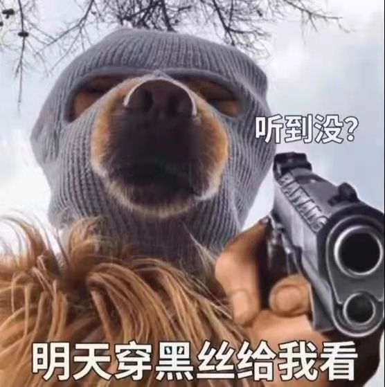 听到没?明天穿黑丝给我看