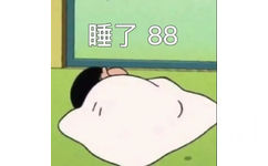 睡了88