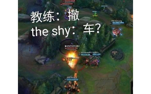 教练:撤the shy:车?(英雄联盟LOL)