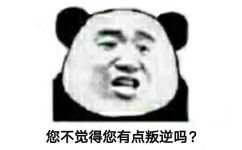 您不觉得您有点叛逆吗?