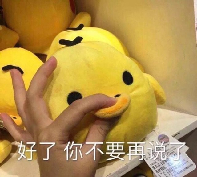 好了你不要再说了