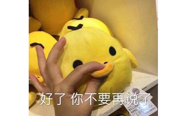 好了你不要再说了