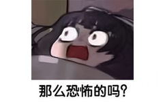 那么恐怖的吗? - 动漫画表情包第三弹