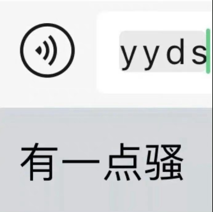 yyds有一点骚