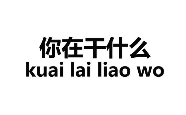 你在干什么（快来撩我） - 情商高不高就看这套表情包了