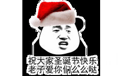 祝大家圣诞节快乐老子爱你们么么哒