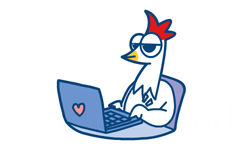 玩电脑 - 白斩鸡表情