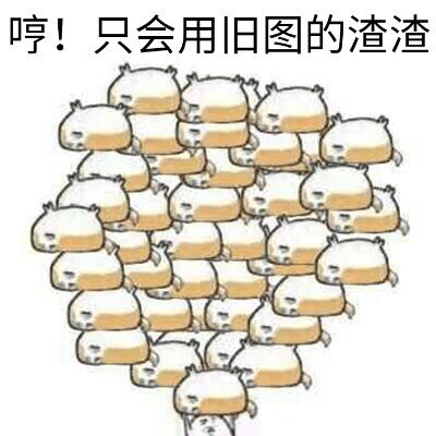 哼！只会用旧图的渣渣 - 扔狗表情包（doge）