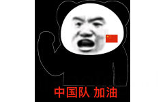 中国队加油 - 熊猫头奥运会表情包 ​