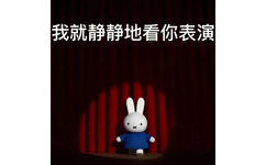 我就静静地看你表演